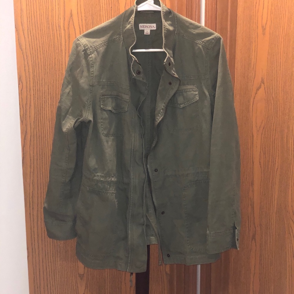 Button up/zipper jacket